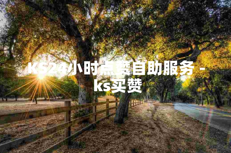 KS24小时点赞自助服务 - ks买赞50个秒到