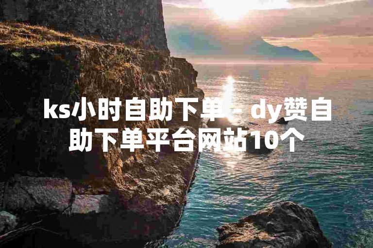 ks小时自助下单 - dy赞自助下单平台网站10个