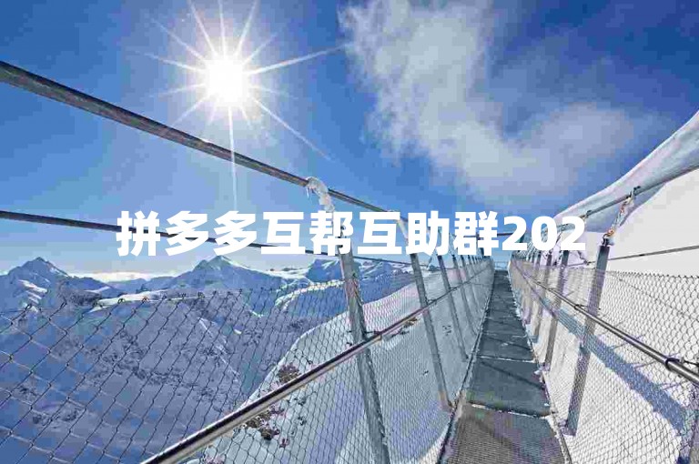 拼多多互帮互助群2025，探索{pdd助力网站}的无限可能。