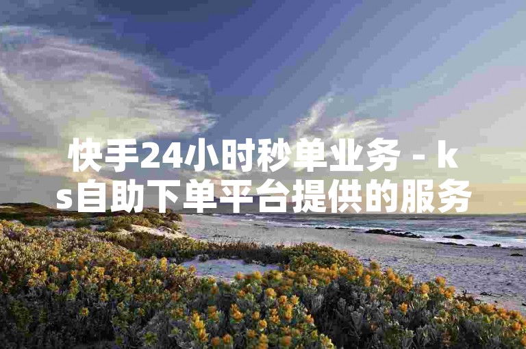 快手24小时秒单业务 - ks自助下单平台提供的服务涵盖了快速、便捷的订单处理，确保用户能够高效地完成购物流程。
