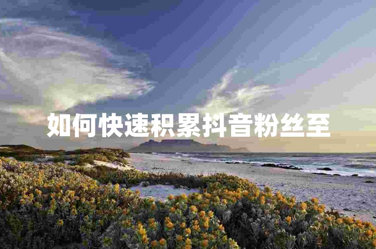如何快速积累抖音粉丝至500人（抖音涨粉至500的实用技巧）。