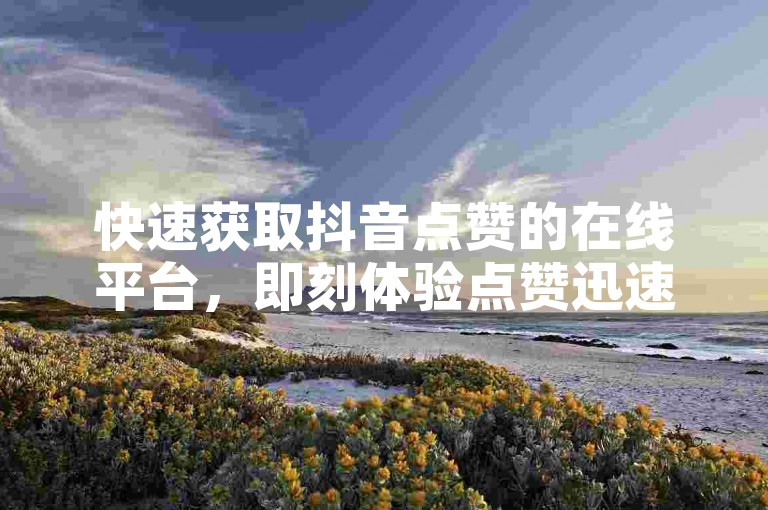快速获取抖音点赞的在线平台，即刻体验点赞迅速增加的快感。