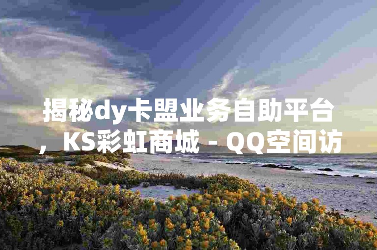 揭秘dy卡盟业务自助平台，KS彩虹商城 - QQ空间访问量在线下单 - 王者荣耀主页赞自助平台