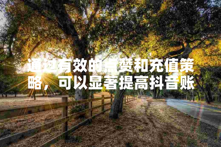 通过有效的点赞和充值策略，可以显著提高抖音账号的曝光率。