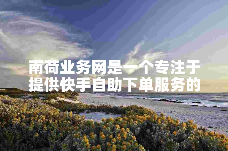 南荷业务网是一个专注于提供快手自助下单服务的专业网站。