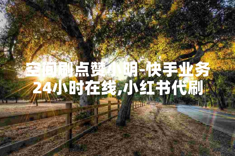 空间刷点赞小明-快手业务24小时在线,小红书代刷