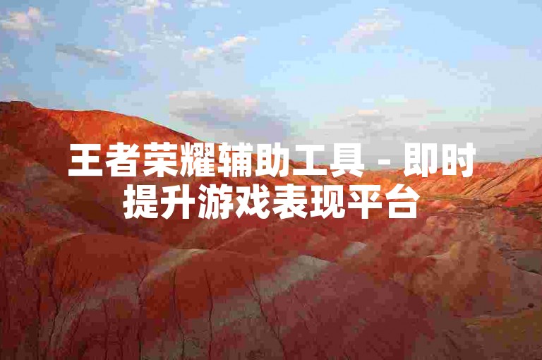 王者荣耀辅助工具 - 即时提升游戏表现平台