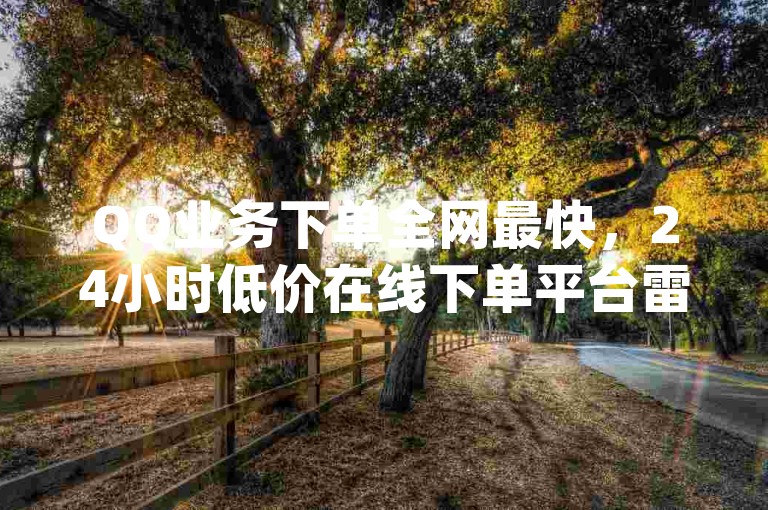 QQ业务下单全网最快，24小时低价在线下单平台雷神 - QQ点赞一块钱1000点赞 - qq超级会员代充网站。