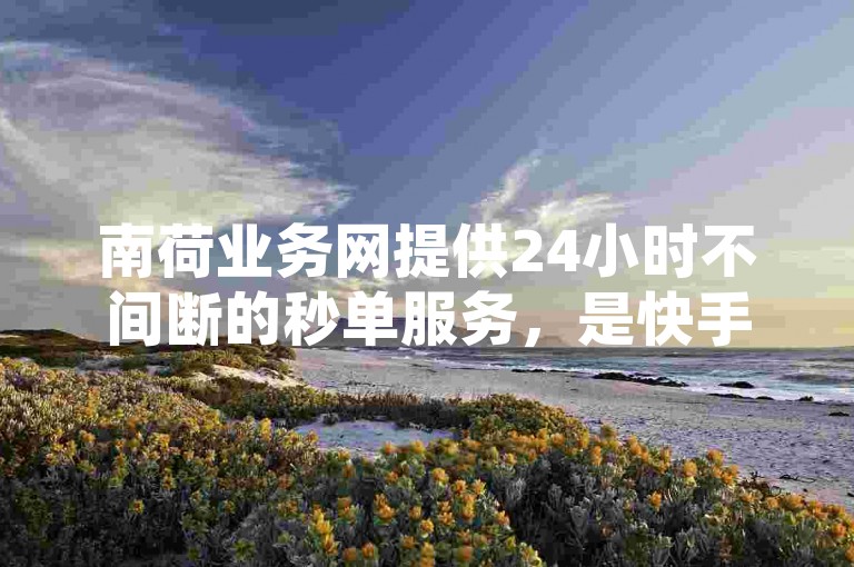 南荷业务网提供24小时不间断的秒单服务，是快手平台上备受推崇的免费涨赞网站。