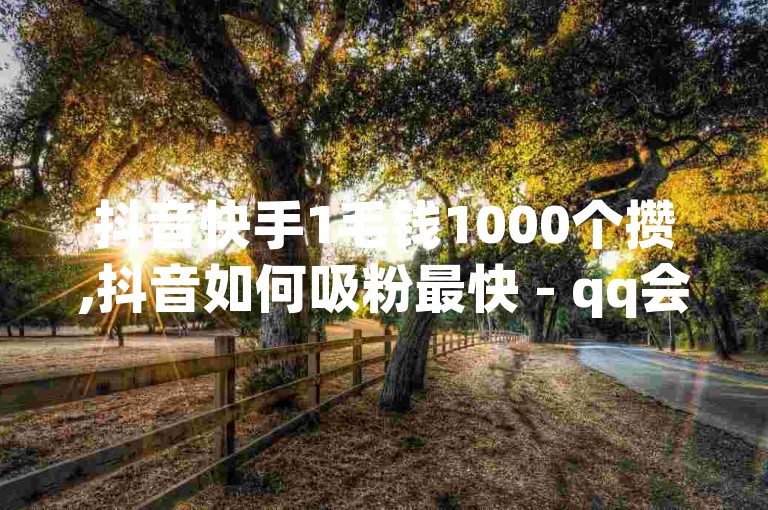 抖音快手1毛钱1000个攒,抖音如何吸粉最快 - qq会员自助下单商城 - qq空间访客量的网站。