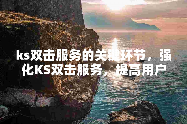 ks双击服务的关键环节，强化KS双击服务，提高用户满意度！新手入门必备！