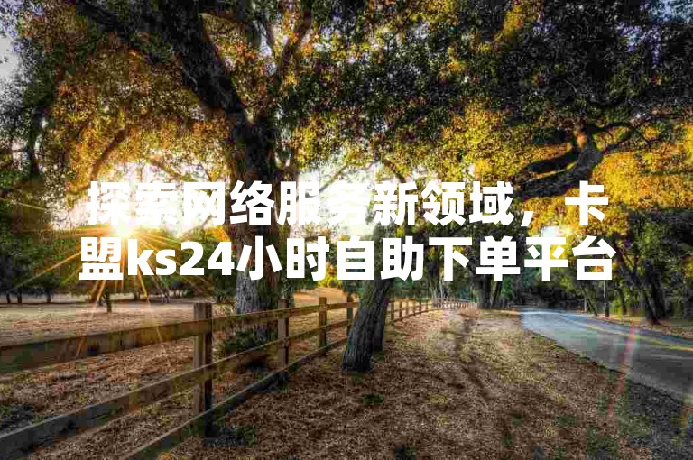 探索网络服务新领域，卡盟ks24小时自助下单平台提供高效便捷的抖音服务，包括仅需0.1元即可获得一万空间访客量的独特优势，以及独家的抖音自定义真人评论功能。